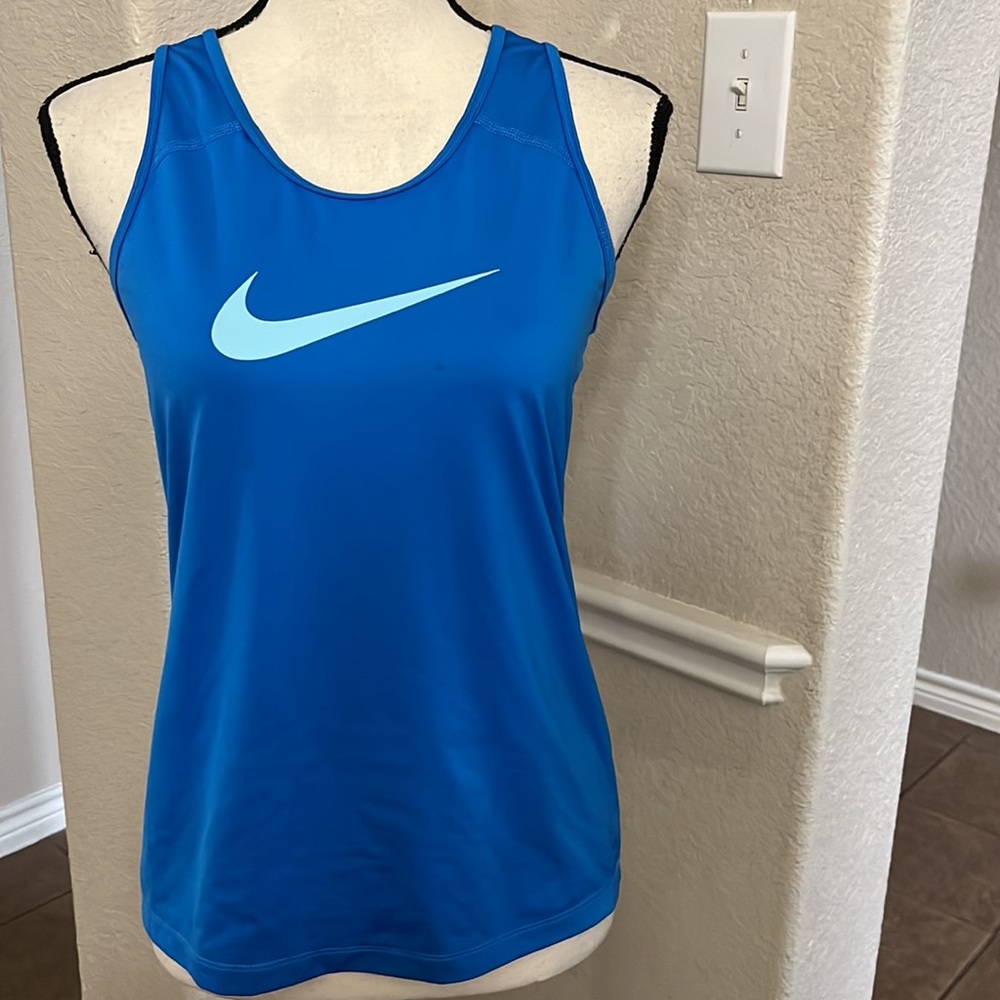 Nike DRI-fit blue logo razorback tank top Size XL